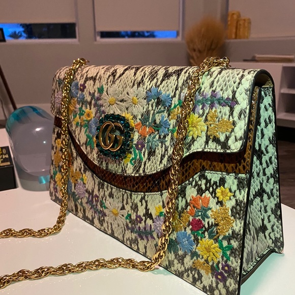 Gucci python large shoulder bag - Picture 6 of 10